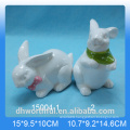 High quality ceramic rabbit figurine,ceramic rabbit decoration,ceramic rabbit statu